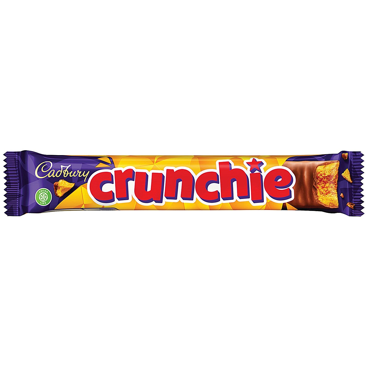 Cadbury Crunchie Chocolate Bar, 40g, Pack of 48
