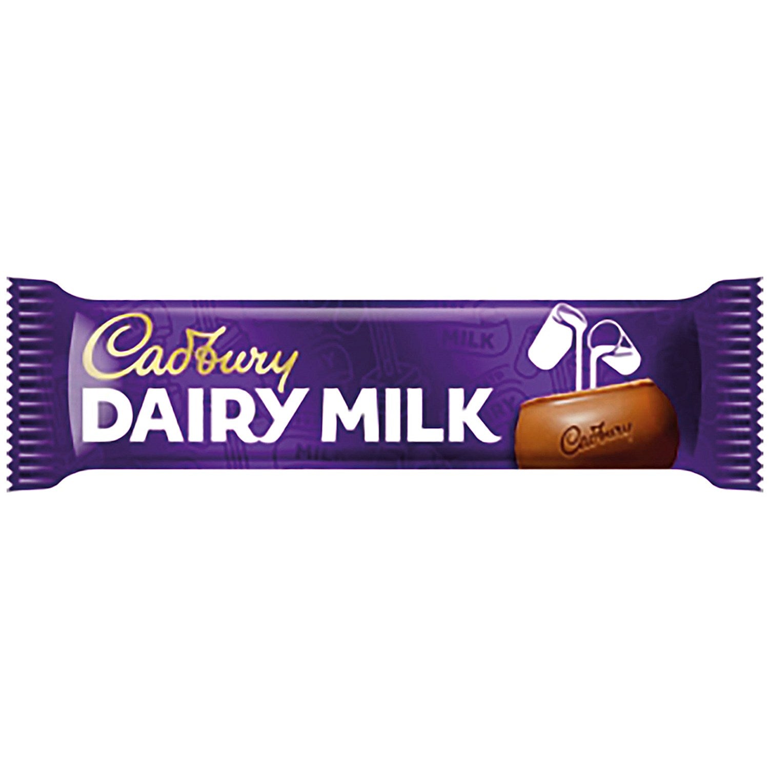Cadbury Dairy Milk Chocolate Bar, 45g, Pack of 48