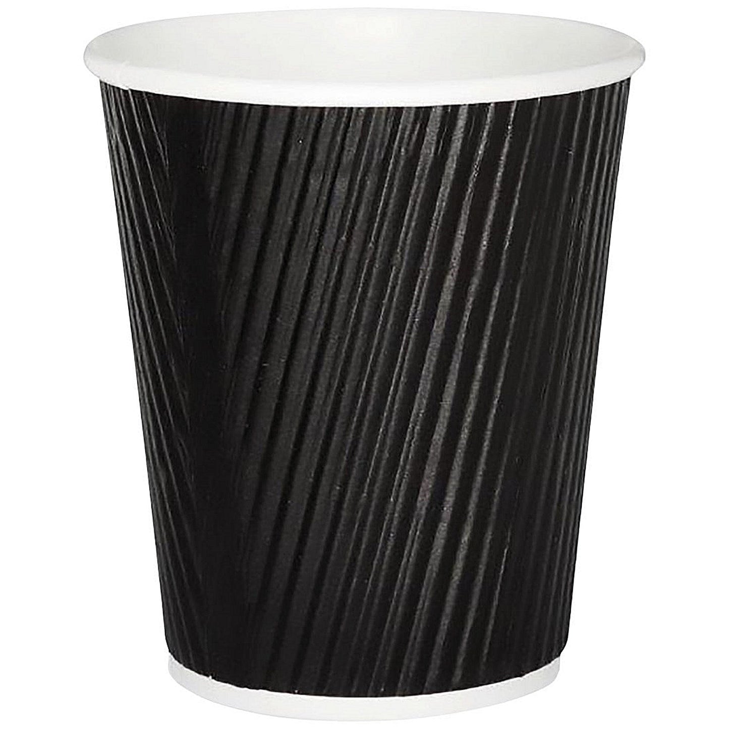 250ml Black Ripple Cup, Pack of 500 Easy2Order : AS30035