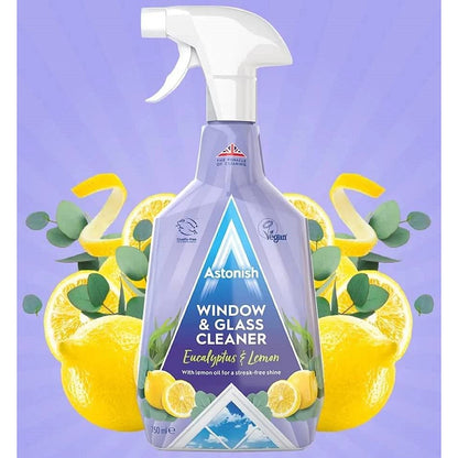 Astonish Window and Glass Cleaner Spray, 750ml, Pack of 12