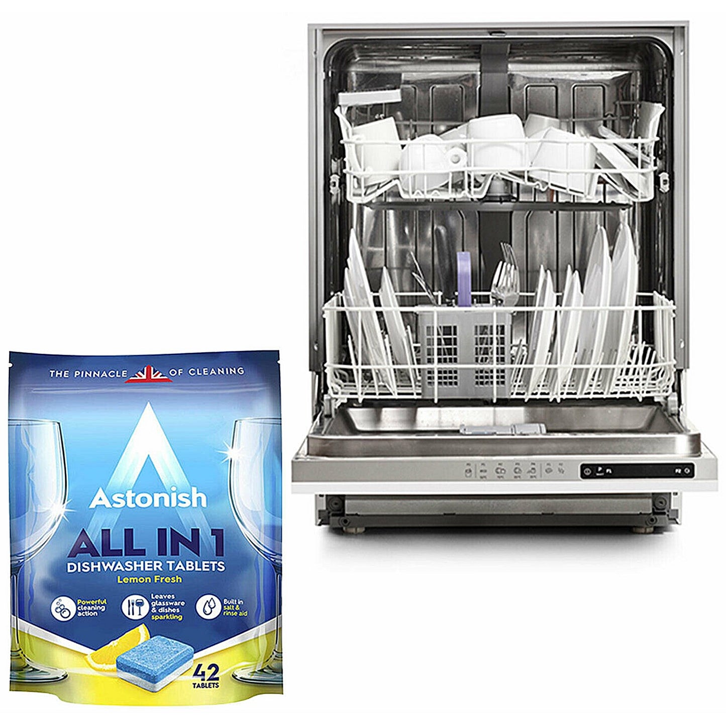 Astonish All in 1 Dishwasher Tablets, Pack of 100