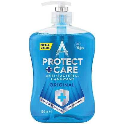 Astonish Vegan Antibacterial Hand Wash, 600ml, Pack of 12