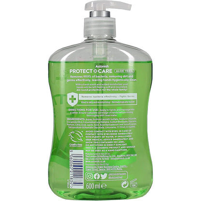 Astonish Aloe Vera Antibacterial Hand Wash, 600ml, Pack of 12