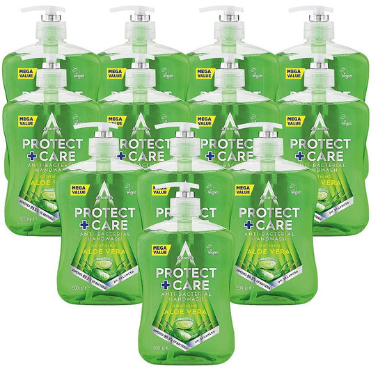 Astonish Aloe Vera Antibacterial Hand Wash, 600ml, Pack of 12