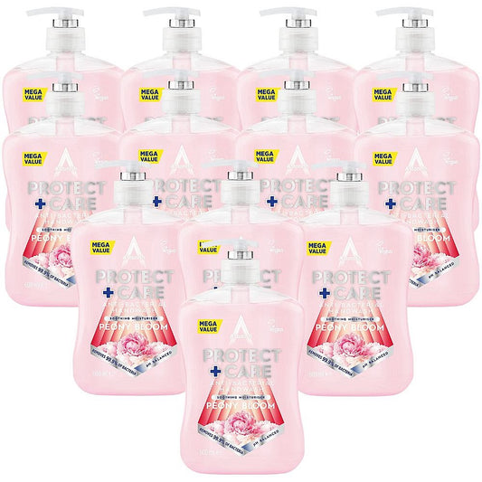 Astonish Peony Pink Antibacterial Hand Wash, 600ml, Pack of 12