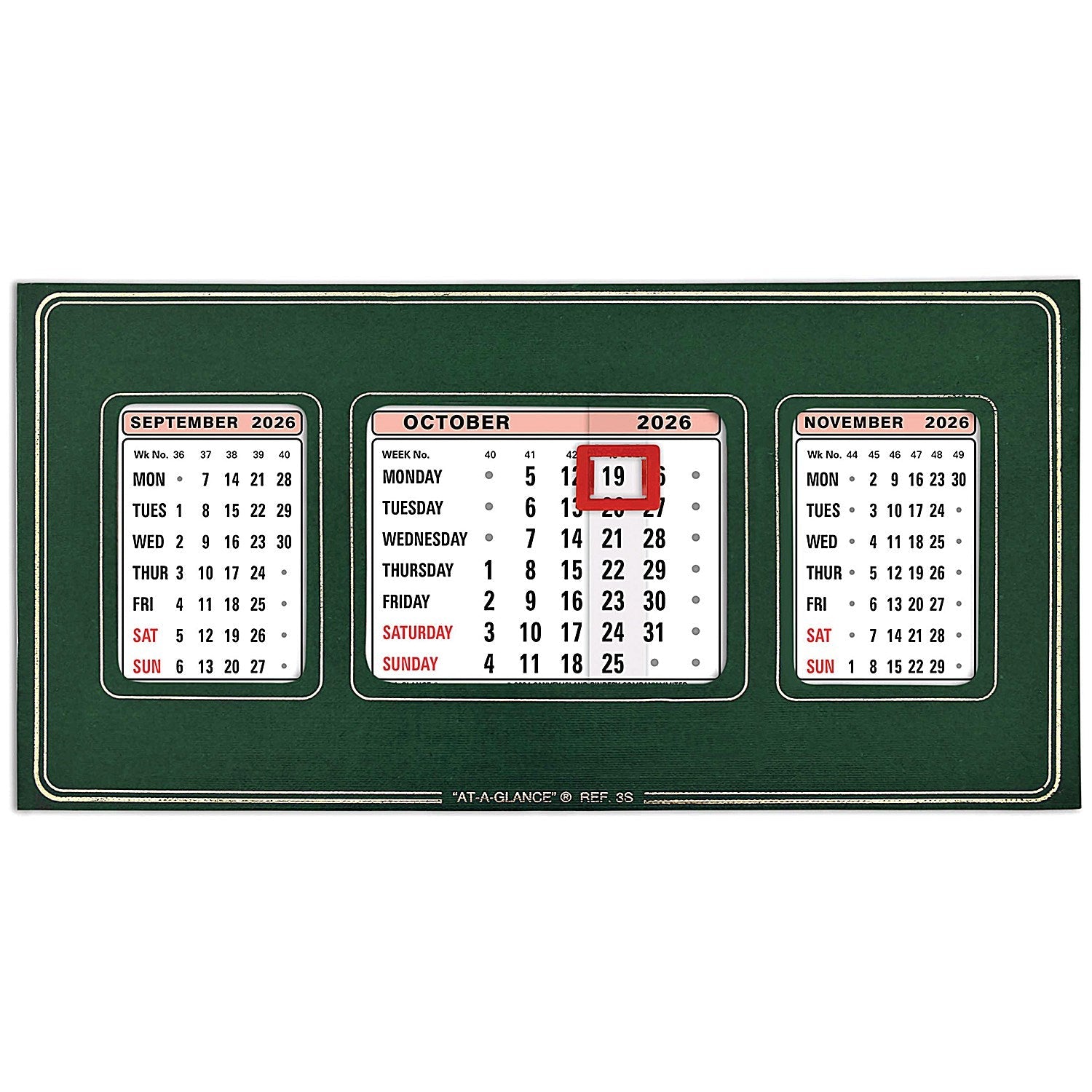 At-A-Glance 2026 Refillable Calendar, 130x250mm Easy2Order : AT3S26