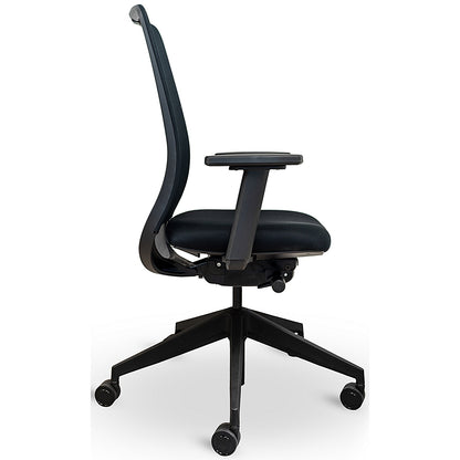 Atelier N12 Mesh Task Chair, Height Adjustable Arms, Black