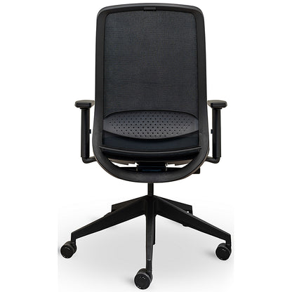 Atelier N12 Mesh Task Chair, Height Adjustable Arms, Black