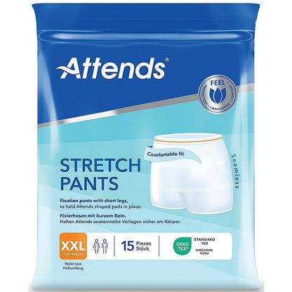 Attends Stretch Boxer Pants XXL x10 Pack of 15
