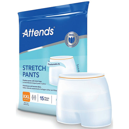 Attends Stretch Boxer Pants XXL x10 Pack of 15