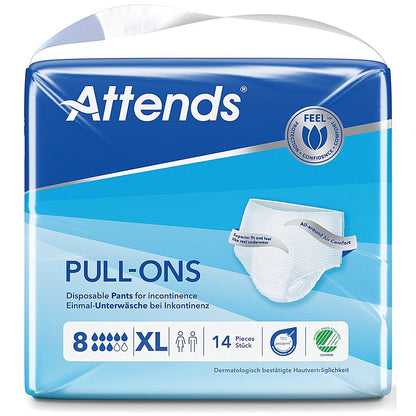 Attends Pull-Ons Incontinence Pants Size 8XL x4 Pack of 14