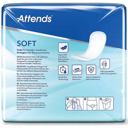 Attends Soft Sanitary Pads Size 4 Super (Pack of 46)