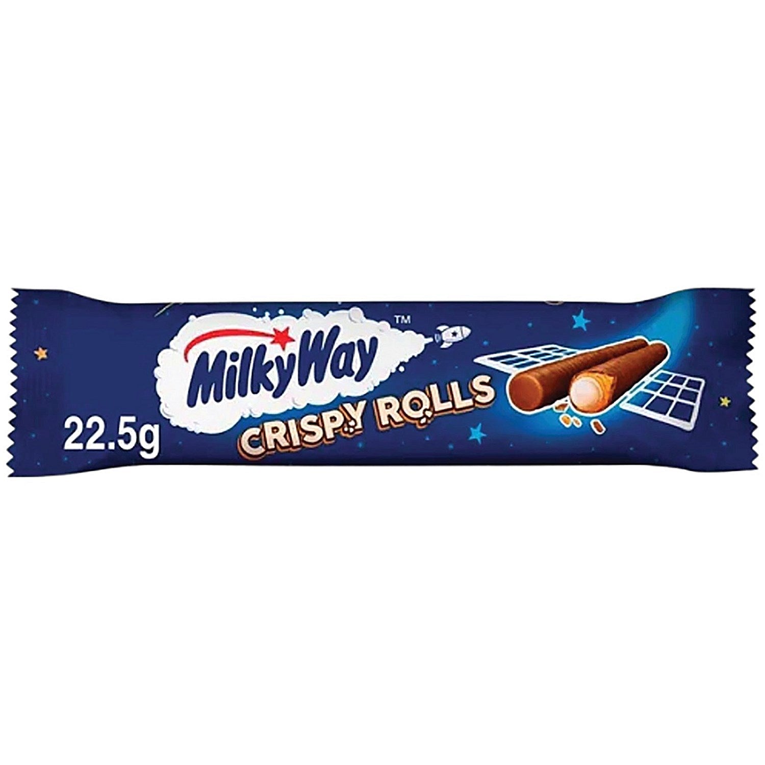 Milky Way Milk Chocolate Crispy Rolls, 22.5g, Pack of 24 Easy2Order : AU01378