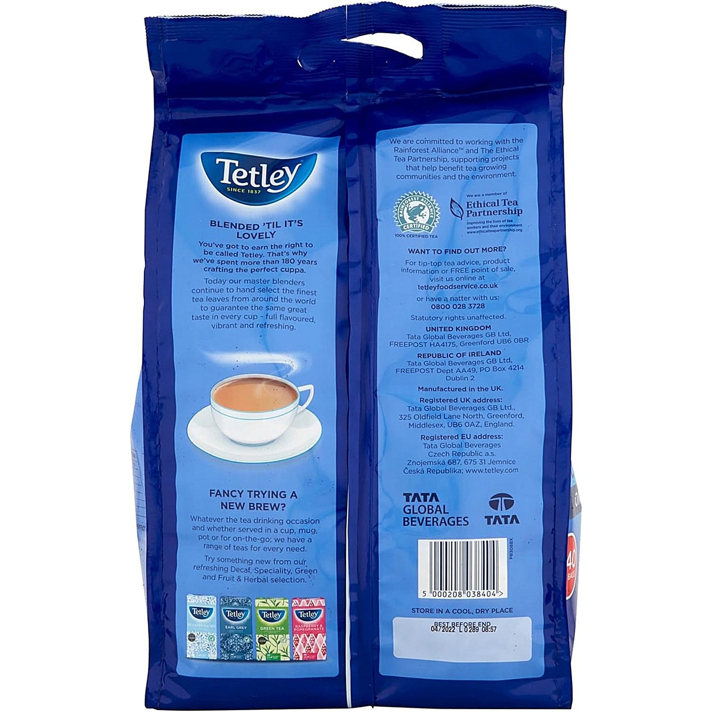 Tetley One Cup Tea Bags, Pack of 440