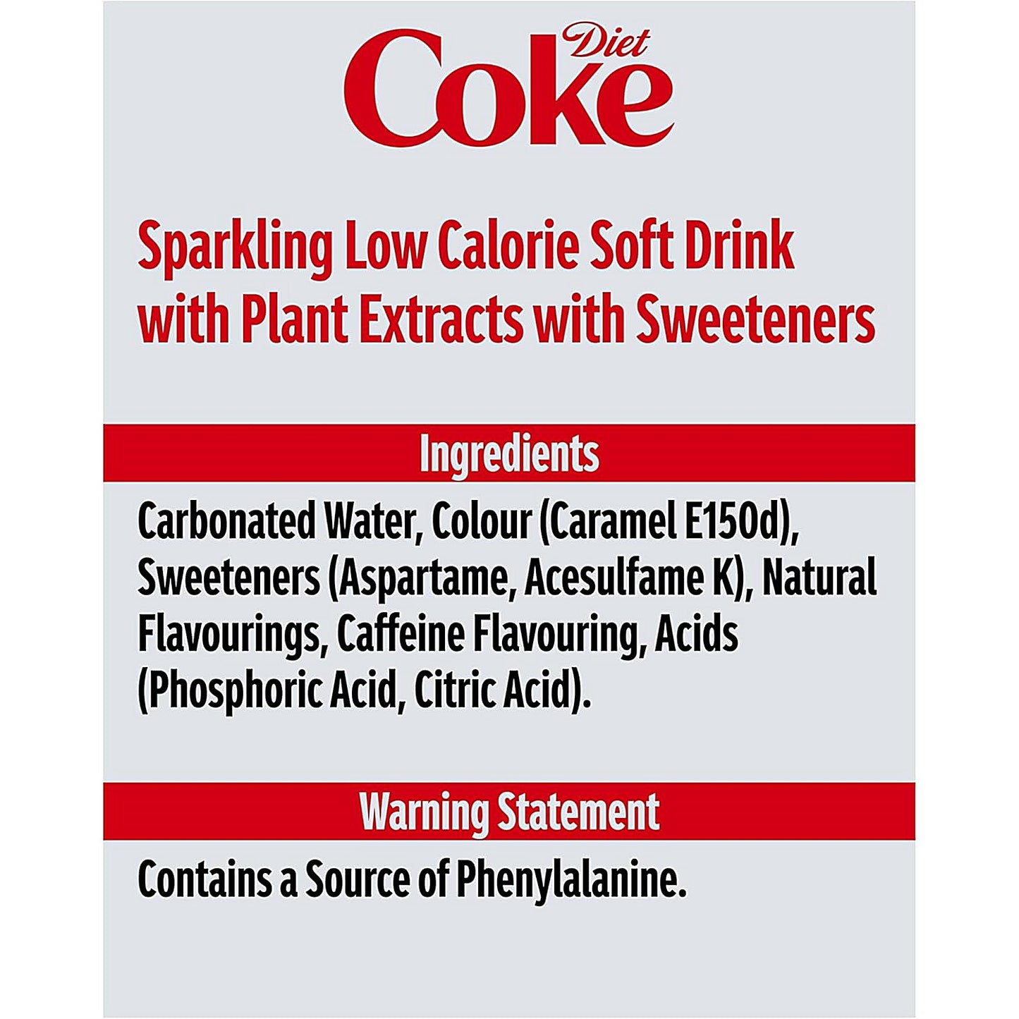 Diet Coke, 24x330ml Cans