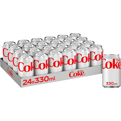 Diet Coke, 24x330ml Cans