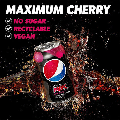 Pepsi Max Cherry, 24x330ml Cans