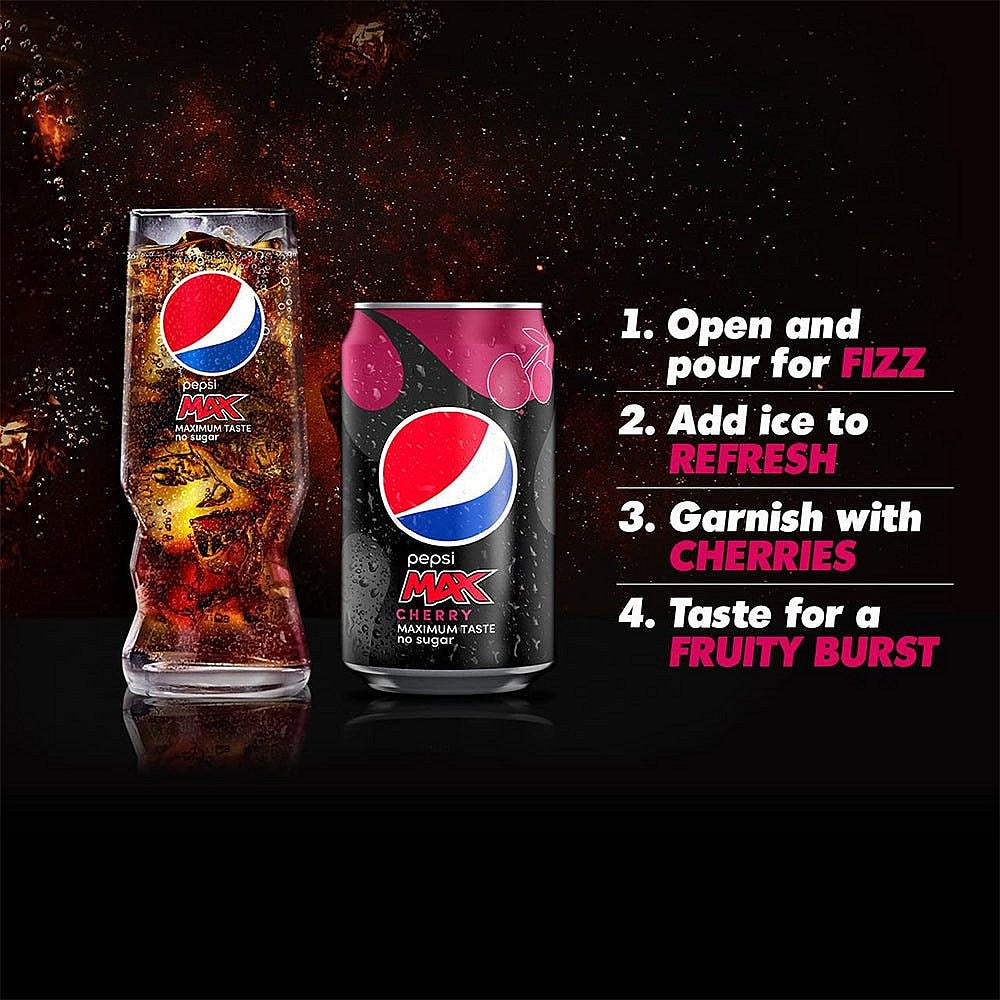 Pepsi Max Cherry, 24x330ml Cans