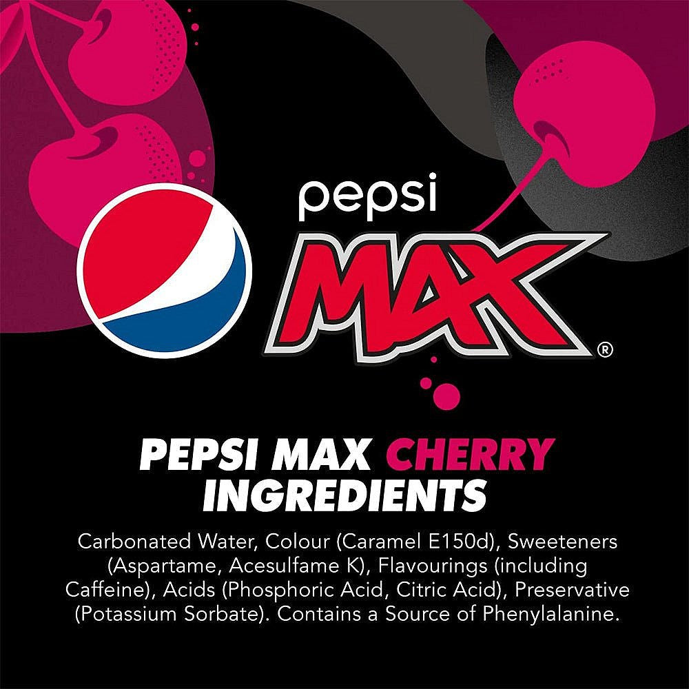 Pepsi Max Cherry, 24x330ml Cans
