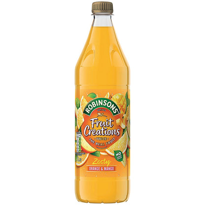 Robinsons Fruit Creations Orange & Mango Squash, 1 Litre