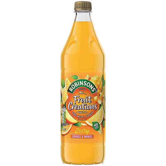 Robinsons Fruit Creations Orange & Mango Squash, 1 Litre