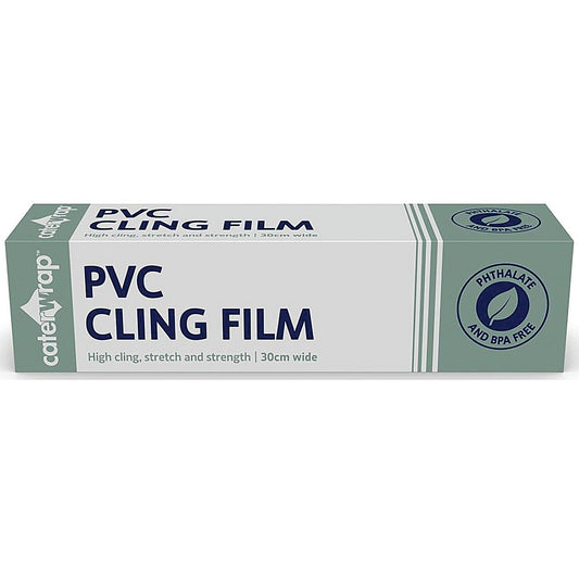 Caterwrap Cling Film in Cutter Box, 30cm x 300m