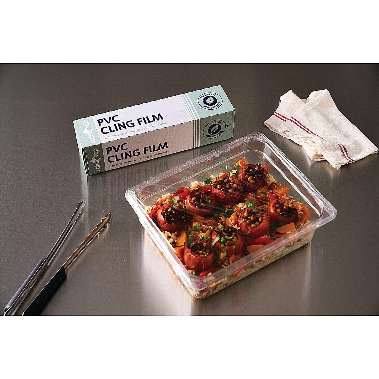 Caterwrap Cling Film in Cutter Box, 30cm x 300m