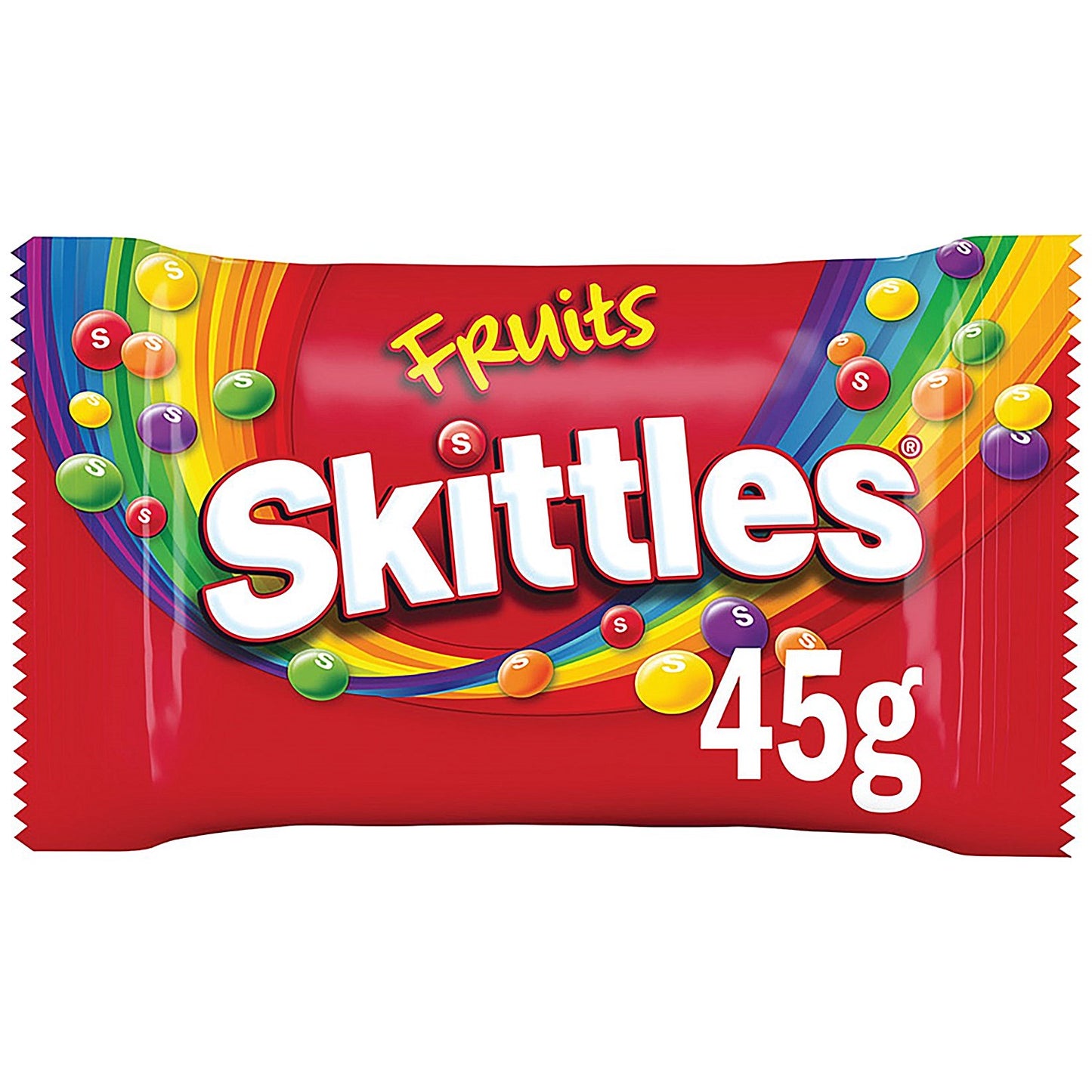 Skittles Chewy Sweets Fruit Flavoured Bag, 45g, Pack of 36
