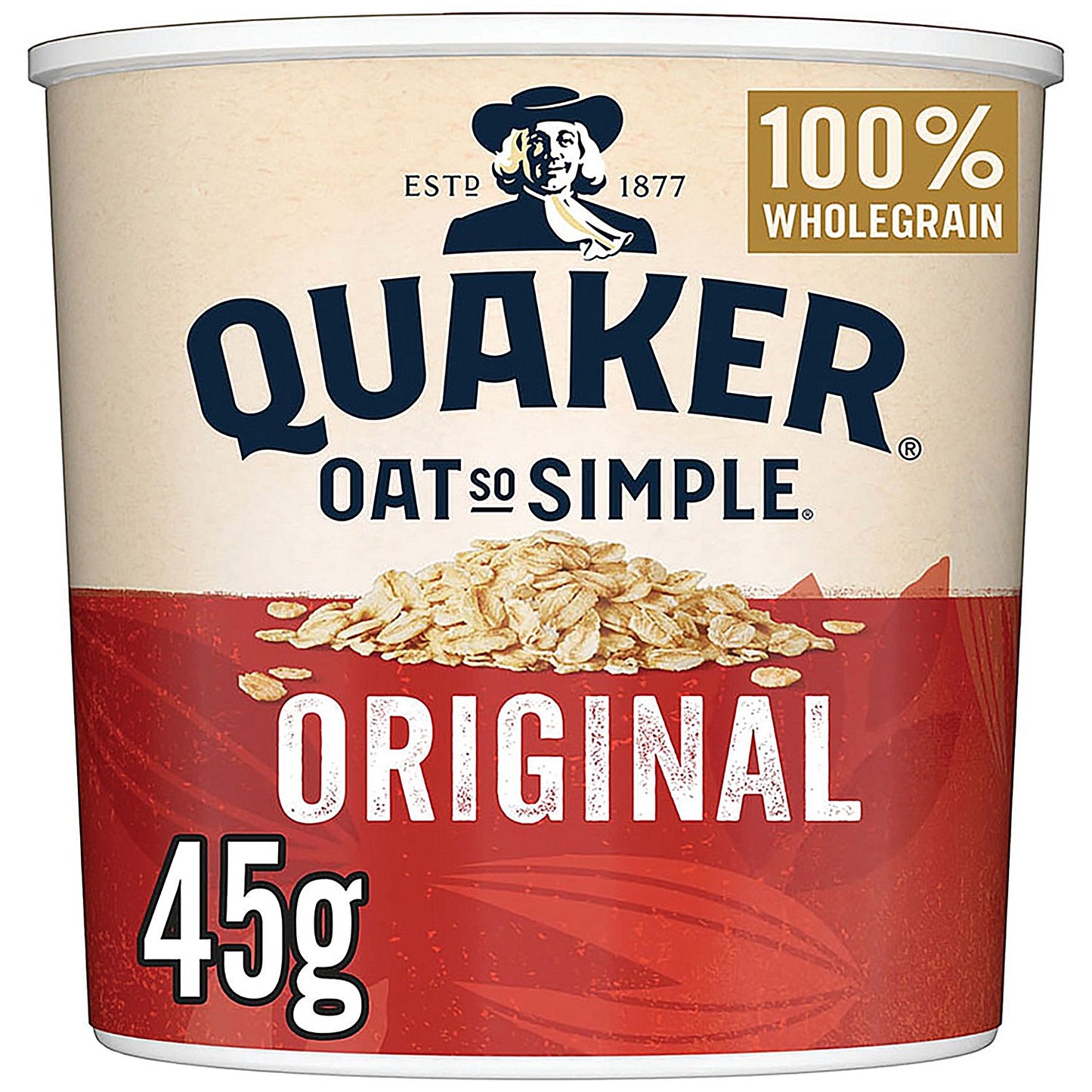 Quaker Oat So Original Syrup Porridge Pot, Pack of 8