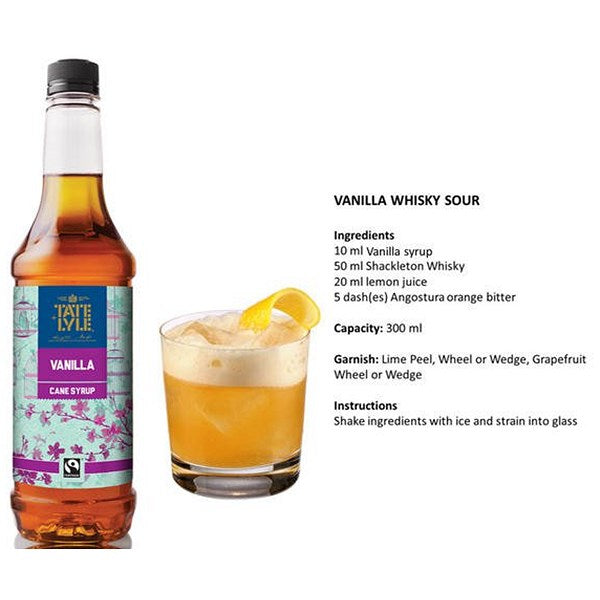 Tate & Lyle Vanilla Syrup, 750ml