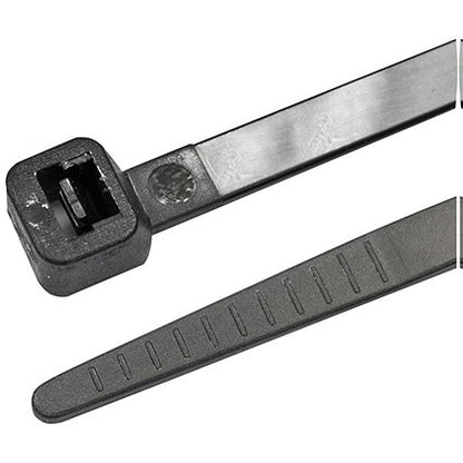 Avery Dennison Cable Ties, 200mmx4.8mm, Black, Pack of 100