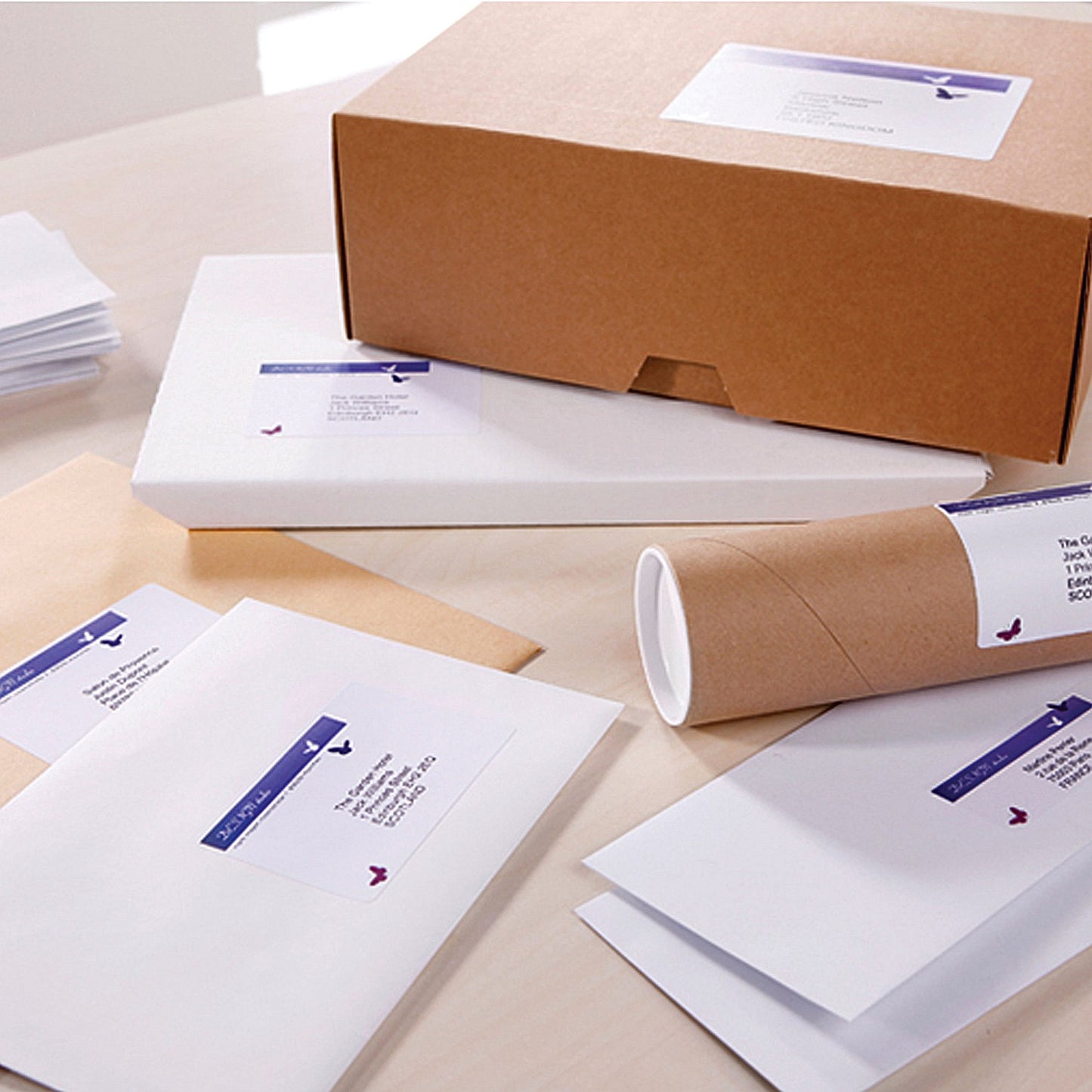 Avery J8169-25 Inkjet Labels, 4 Per Sheet, 139 x 99.1mm, White, 100 Labels