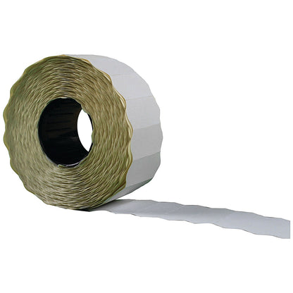 Avery Dennison Labels for Labelling Gun, 1-Line, Permanent, White, 12x26mm, 1500 Per Roll, Pack of 10