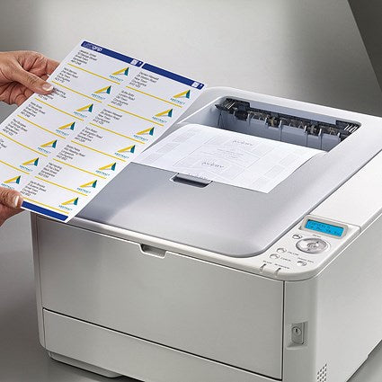 Avery L7163-40 Laser Labels, 14 Per Sheet, 99.1x38.1mm, White, 560 Labels
