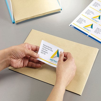 Avery L7165-40 Laser Labels, 8 Per Sheet, 99.1x67.7mm, White, 320 Labels
