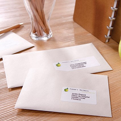 Avery LR7160-100 Recycled Laser Labels, 21 Per Sheet, 63.5x38.1mm, White, 2100 Labels