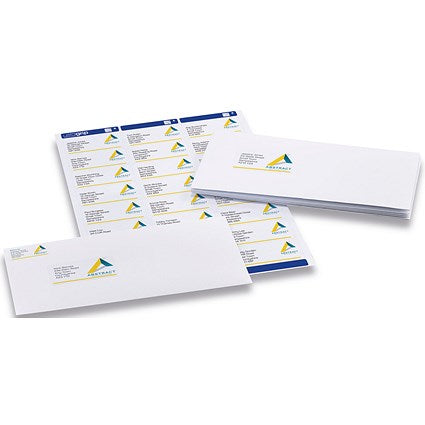 Avery L7159-250 Laser Labels, 24 Per Sheet, 63.5x33.9mm, White, 6000 Labels