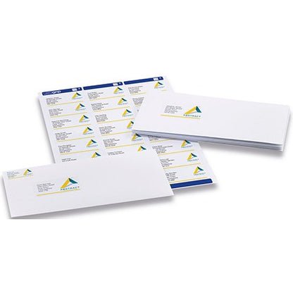 Avery L7159-250 Laser Labels, 24 Per Sheet, 63.5x33.9mm, White, 6000 Labels