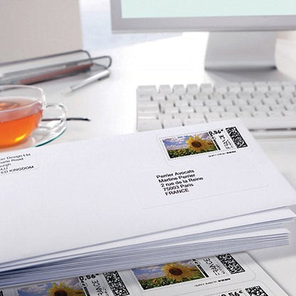 Avery J8159-100 Inkjet Labels, 24 Per Sheet, 63.5x33.9mm, White, 2400 Labels