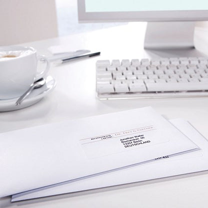Avery J8173-100 Inkjet Labels, 10 Per Sheet, 99.1x57.0mm, White, 1000 Labels