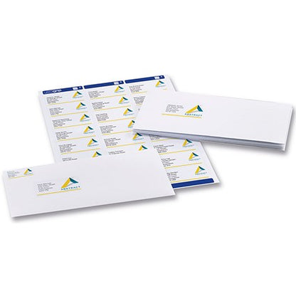 Avery L7159-100 Laser Labels, 24 Per Sheet, 63.5x33.9mm, White, 2400 Labels