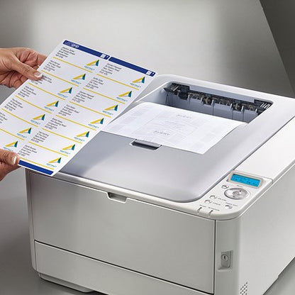 Avery L7163-250 Laser Labels, 14 Per Sheet, 99.1x38.1mm, White, 3500 Labels