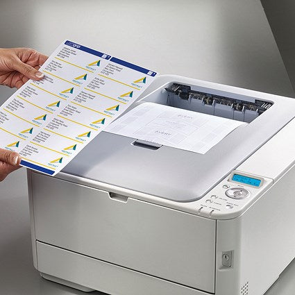 Avery L7163-100 Laser Labels, 14 Per Sheet, 99.1x38.1mm, White, 1400 Labels