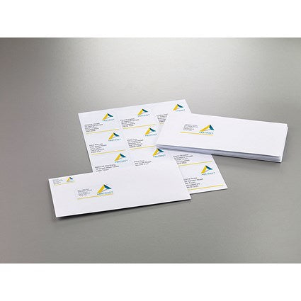 Avery L7164-100 Laser Labels, 12 Per Sheet, 63.5x72mm, White, 1200 Labels