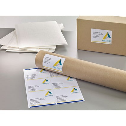 Avery L7166-100 Laser Labels, 6 Per Sheet, 99.1x93.1mm, White, 600 Labels