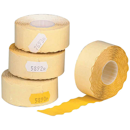 Avery Dennison Labels for Labelling Gun, 2-Line, Removable, White, 16x26mm, 1200 per Roll, Pack of 10