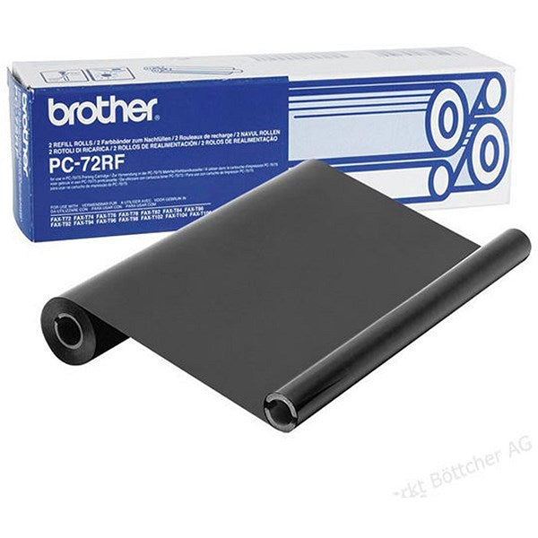 Brother PC72RF Black Thermal Fax Ribbon (Twin Pack)