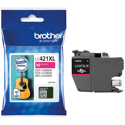 Brother LC421XLM Inkjet Cartridge High Yield Magenta LC421XLM