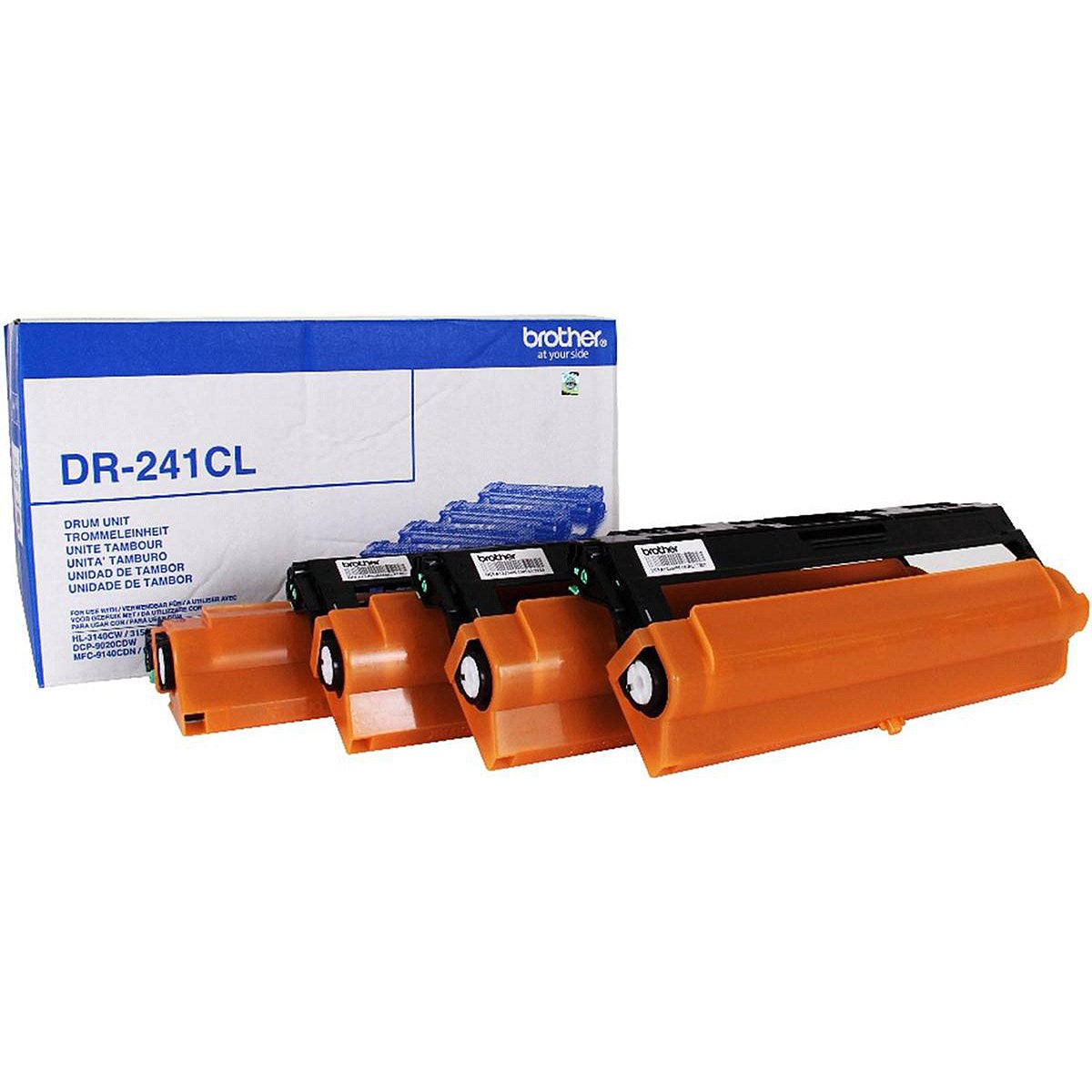 Brother DR241CL Laser Drum Unit - Black, Cyan, Magenta and Yellow (Pack of 4)