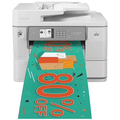 Brother MFC-J6959DW Professional A3 Wireless All-In-One Inkjet Printer, White